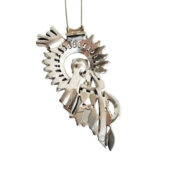 1940s Eisenberg Original Rhinestone Fur Clip Pin - Picture 7 of 10